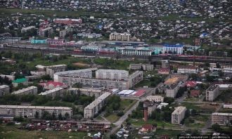 Центральная часть Барабинска.