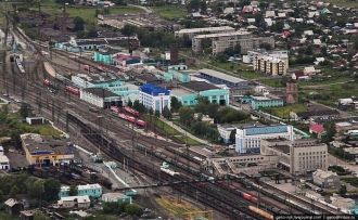 Железнодорожная станция Барабинск.