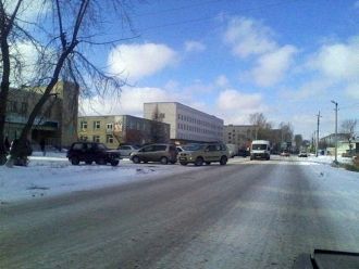 На улице города Барабинск.