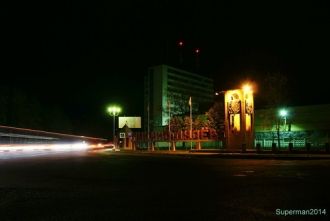 Ночная жизнь в городе Ликино-Дулёво.
