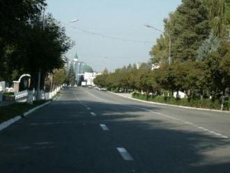 Главная улица города Нарткала.