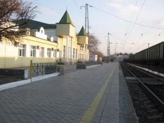 ЖД вокзал города Партизанска.