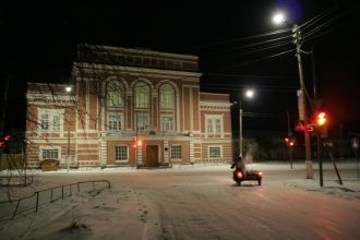 Ночной город Ирбит, Свердловская область
