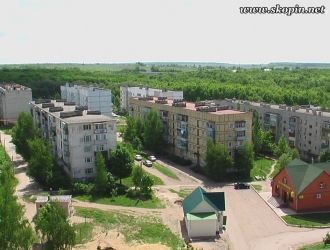 Скопин, вид с крыши