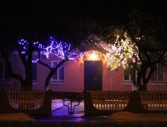 Вид на ночной Добруш