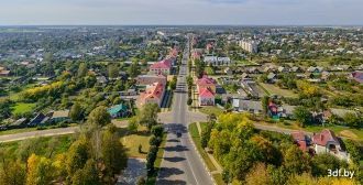 Вид на город Быхов.