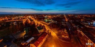 Ночная панорама Быхова.