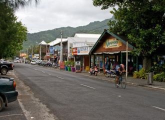Улица Аваруа, Острова Кука.