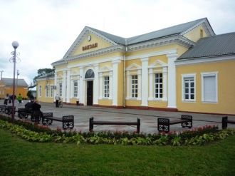 Вокзал города Кричев.