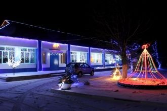 Ночной город Климовичи.