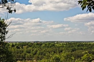 Город Климовичи с высоты.