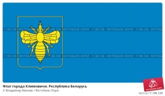 Флаг города Климовичи.