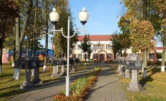 Город Кировск с высоты птичьего полета.