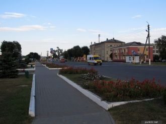 На улице города Житковичи.