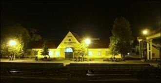 Город Житковичи ночью.