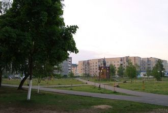 Город Житковичи с высоты.