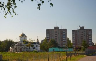 На улице города Житковичи.