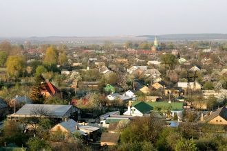 Вид на город Здолбунов.