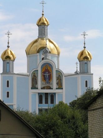 Мозаичное панно церкви Николая Чудотворц