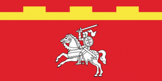 Флаг городе Лепель.