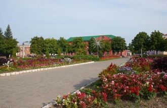 На улице города Лепель.