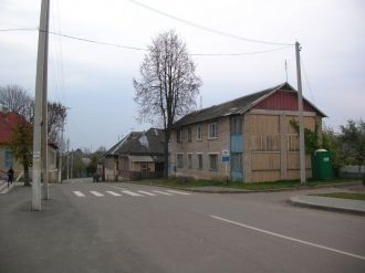 На улице города Чашники.