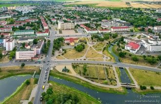 Слуцк с квадрокоптера.