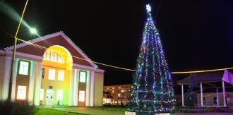 Ночной город Копыль.