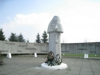 Памятник выселенным селам.