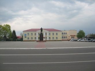 Центральная площадь города Хойники.