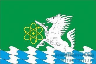 Флаг города Южноукраинск.