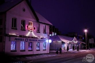 Вечерний вид города Сморгонь