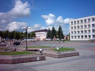 Центральная площадь Сморгони