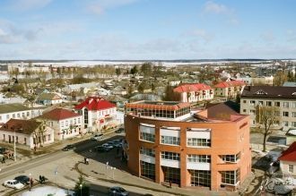 Вид с высоты на Ошмяны