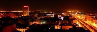 Панорама ночного города Сусс
