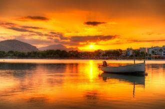 Алькудия на закате.