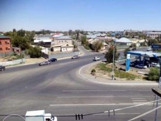 Улицы Кызылорда, Казахстан.