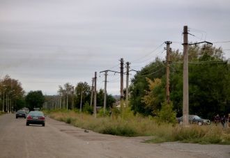 На улицах города Темиртау, Казахстан.