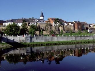 Вид на город Пршеров.