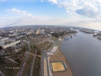 Вид Павлодара с высоты 120 метров!