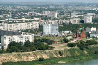 Панорама Павлодара.