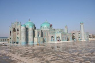 Голубая мечеть в Мазари-Шарифе.