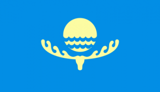 Флаг города Каракол.