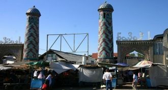 Достопримечательность города Узген.