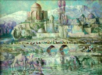 Город Тараз в прошлом.