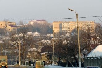 На улице города Флорешты.