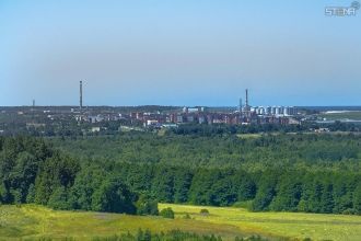 Вид на город Йыхви.