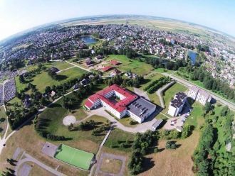 Вид на Расейняй с высоты.