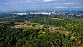 Город Дрокия с высоты птичьего полета.