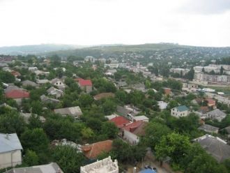Город Дурлешты с высоты.